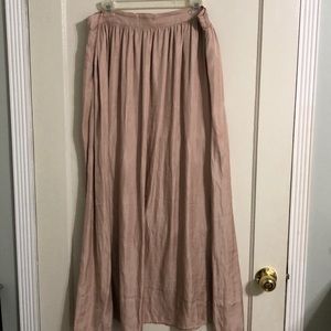 American Eagle pink blush maxi skirt